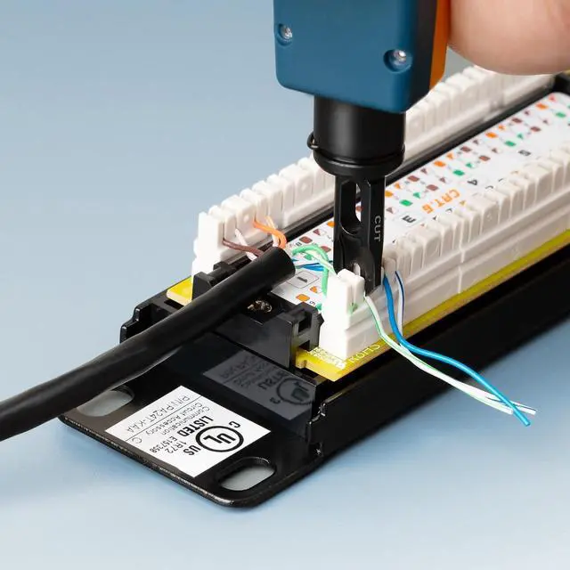 Alt view image 6 of 7 - Cable Matters Punch Down Tool with 110 & 66 Blade, RJ45 Ethernet Punch Tool, Keystone Punchdown Tool for Cat 8, Cat 7, Cat 6A, Cat 6, Cat 5e, Cat 5 Network