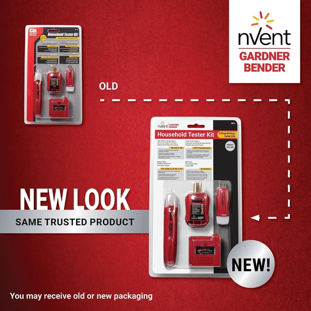 Alt view image 2 of 7 - Gardner Bender GK-5 Household Tester Electrical Test Kit, Red