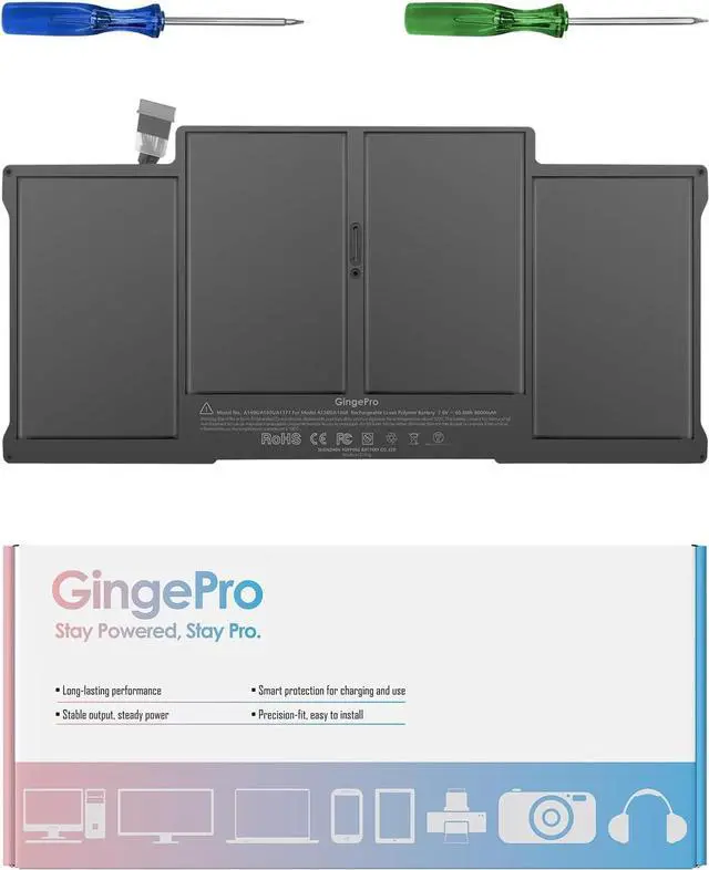 Main image of Replacement Battery for MacBook Air A1466, 13-Inch, 2012-2017