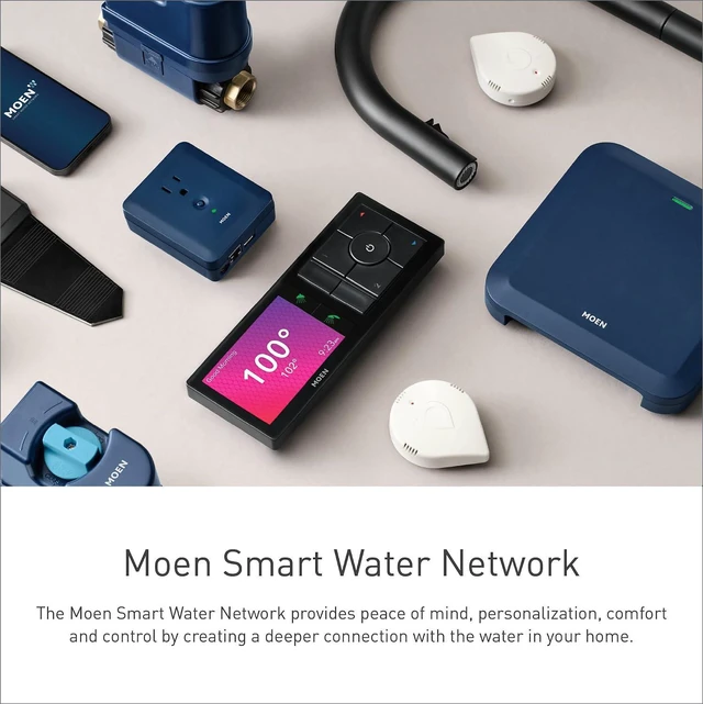 Alt view image 2 of 6 - Moen 920-003 Flo Smart Water Monitor and Shutoff 25-ft Extension Cable