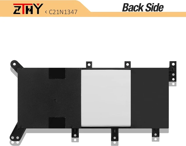 Alt view image 6 of 7 - ZTHY 37Wh C21N1347 X555L Laptop Battery Replacement for X554 X554L F554 F554L X555 X555U X555LN X555LA X555LD X555LP X555LJ X555SJ X555YI X555LD4030 X555LD4210 X555D X555DA-BB12 Series 2ICP4/63/134