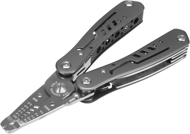 Main image of Performance Tool W86506 13-in-1 Electrician Multi-Tool (Wire Strippers, Long Nose Pilers, Wire Cutters and More) Strip & Cut 10 to 18 AWG Solid Wire