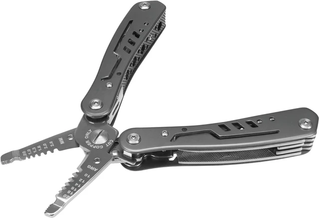 Alt view image 3 of 7 - Performance Tool W86506 13-in-1 Electrician Multi-Tool (Wire Strippers, Long Nose Pilers, Wire Cutters and More) Strip & Cut 10 to 18 AWG Solid Wire