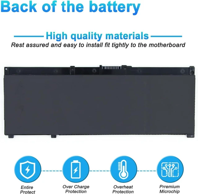 Alt view image 4 of 7 - 52.5Wh SR03XL SR04XL L08855-855 Battery Replacement for Hp Pavilion 15-CX 15-cx0xxx 15-cx0058wm 15-cx0056wm Envy X360 15-CN 15-CP 17-BW 15-cx0xxx Series SR03052XL L08934-2C1 L08934-1B1