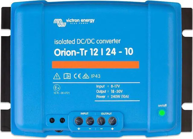 Main image of Victron Energy Orion-Tr IP43 12/24-Volt 10 amp 240-Watt DC-DC Converter, Isolated
