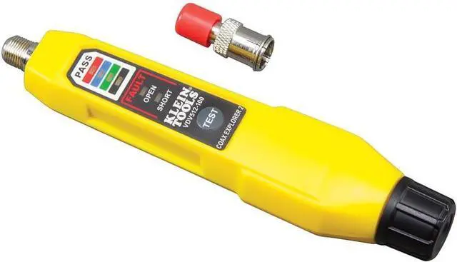 Main image of Klein Tools VDV512-100 Cable Tester, Coax Explorer 2 VDV Tester, Push Button Operation for Wire Tracing, Testing and Mapping Coaxial Cable