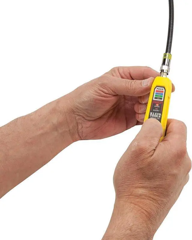 Alt view image 3 of 3 - Klein Tools VDV512-100 Cable Tester, Coax Explorer 2 VDV Tester, Push Button Operation for Wire Tracing, Testing and Mapping Coaxial Cable