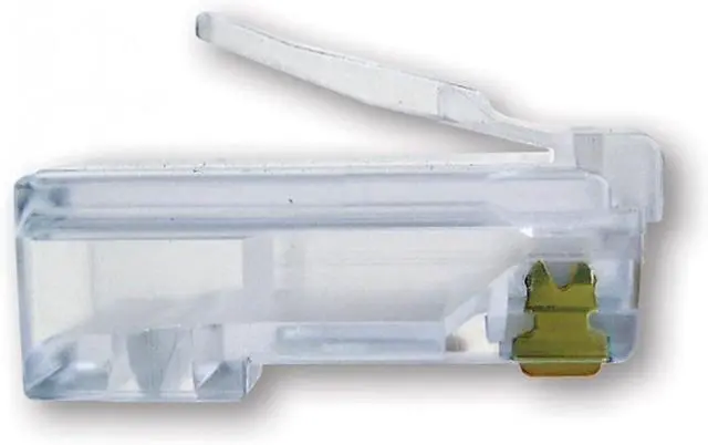 Main image of Platinum Tools 100010C EZ-RJ45 Cat6 Connector. 50/ for Ethernet Cable Termination