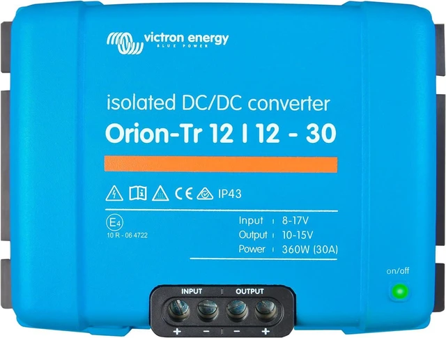 Main image of Victron Energy Orion-Tr IP43 12/12-Volt 30 amp 360-Watt DC-DC Converter, Isolated