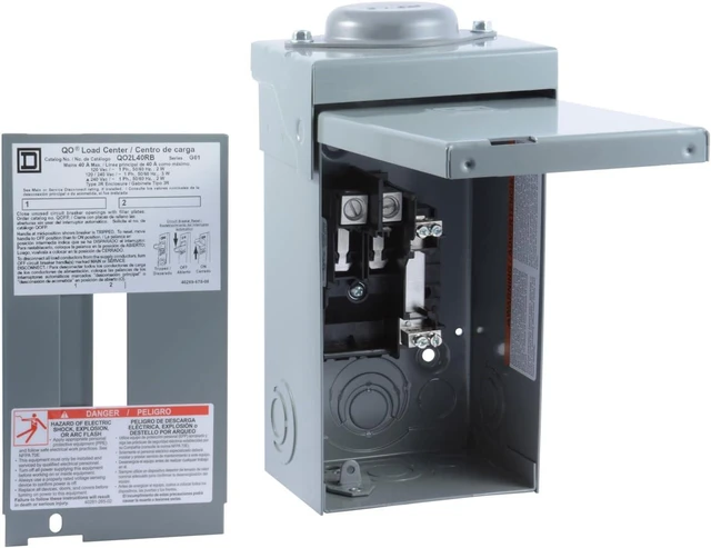 Main image of Square D - QO2L40RBCP 40A Load Center, Grey