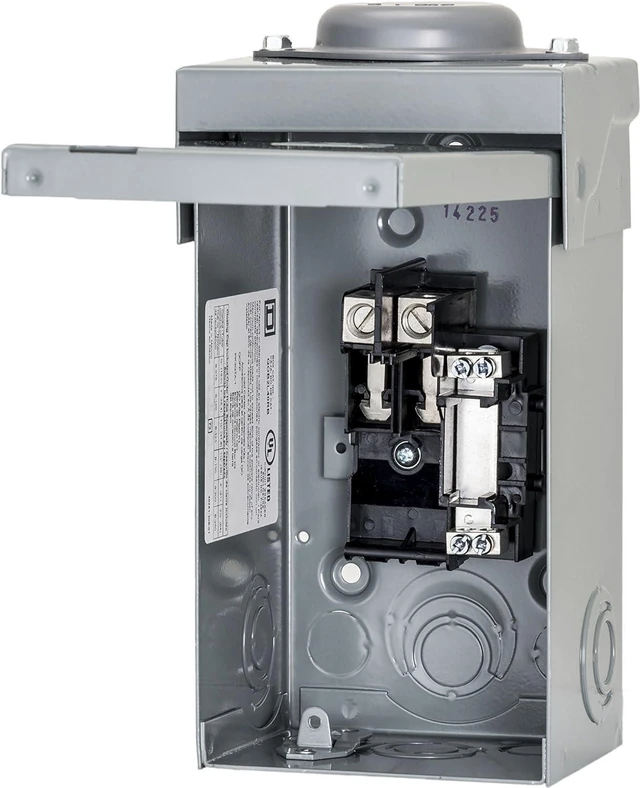 Alt view image 6 of 7 - Square D - QO2L40RBCP 40A Load Center, Grey