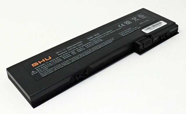 Alt view image 4 of 7 - New GHU Battery 40 WH 454668-001 436426-311 436426-351 HSTNN-CB45 HSTNN-OB45 Compatible with HP EliteBook 2730p 2740P 2760P 2710p 2710 Tablet PC AH547AA 436426-751 436426-752 HSTNN-W47C