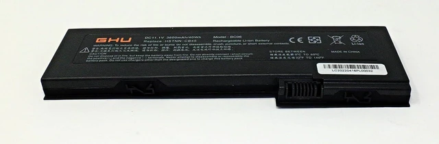 Alt view image 6 of 7 - New GHU Battery 40 WH 454668-001 436426-311 436426-351 HSTNN-CB45 HSTNN-OB45 Compatible with HP EliteBook 2730p 2740P 2760P 2710p 2710 Tablet PC AH547AA 436426-751 436426-752 HSTNN-W47C
