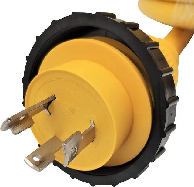 Alt view image 3 of 4 - Parkworld RV Shore Power Extension Cord, NEMA L5-30 Twist Lock 30A Extension Cord, Female with Seal Collar, Yellow (25FT)