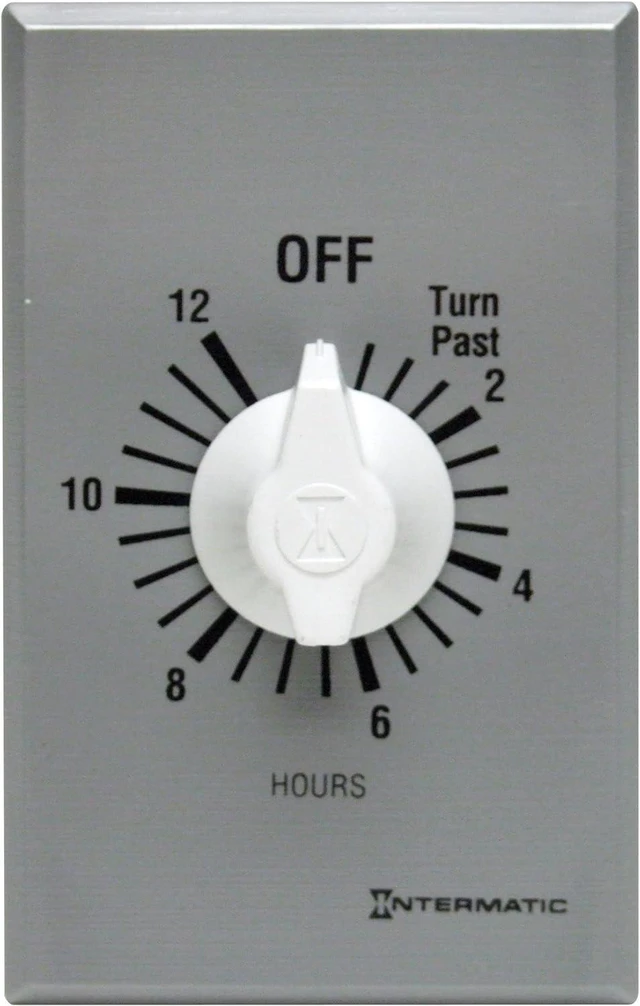 Main image of Intermatic FF12HC Spring Wound Countdown Timer - Energy-Saving Commercial Solution - Easy Installation & Reliable Performance