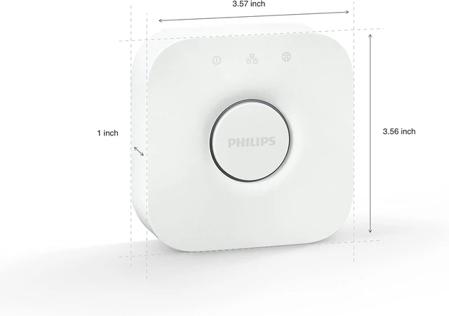 Alt view image 5 of 7 - Philips Hue Bridge, 2-Pack, Unlock the Full Potential of Hue Bridge System, Multi-Room and Out-of-Home Control, Create Automations and Zones, Smart Lighting Hub, Works with Voice & Matter-Compatible