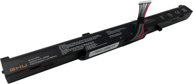 Alt view image 2 of 5 - New GHU A41-X550E Battery 33Wh (4-Cell) Compatible with Asus X450 X450e X450j X450jf A450j A450jf A450e X550e X550z X550za X751m X750j X750ja F751la F751ma F751mj