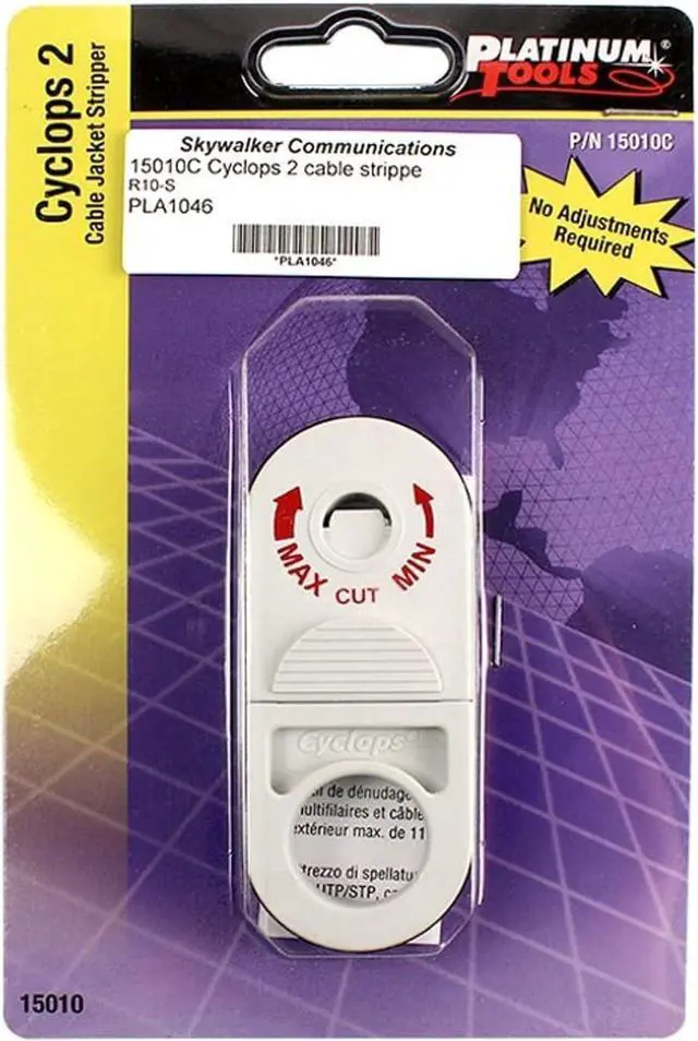 Alt view image 5 of 5 - Platinum Tools 15010 Cyclops 2 Cable Jacket Stripper