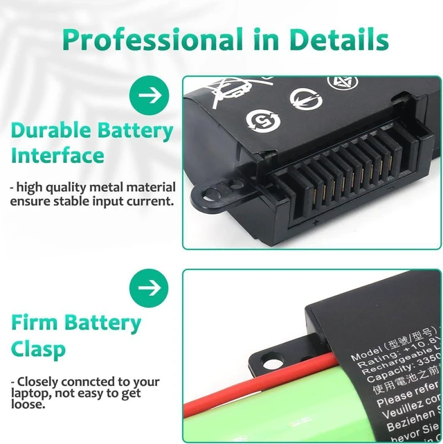 Alt view image 5 of 6 - 36Wh A31N1519 Laptop Battery Compatible with ASUS X540 X540S X540L X540LA X540LJ X540SA X540SC X540YA R540SA R540L Series 3ICR19/66 10.8V