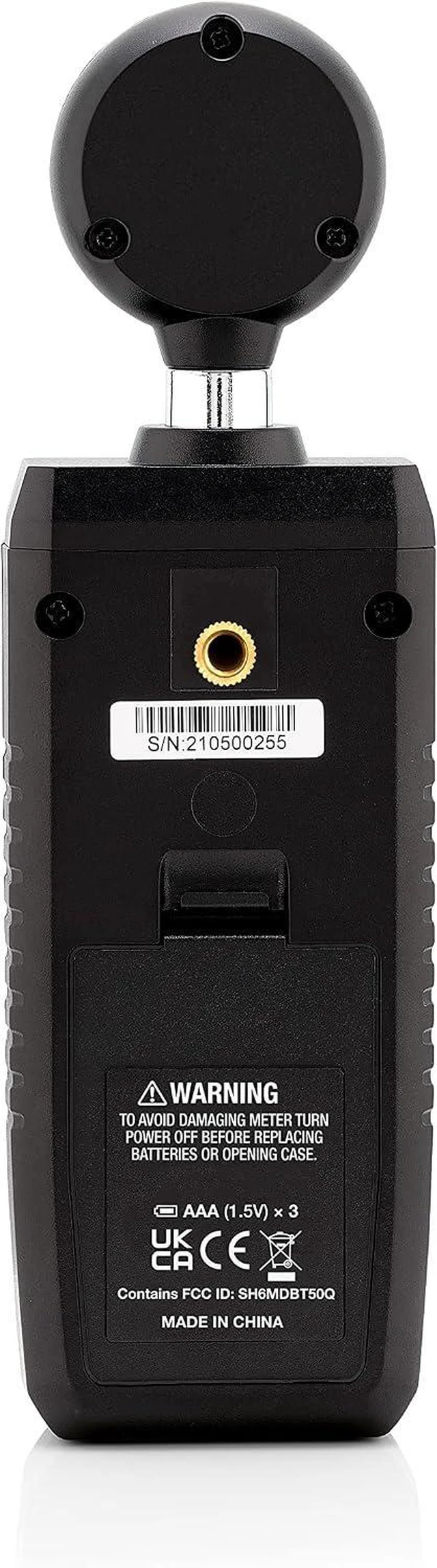 Alt view image 4 of 4 - Extech LT250W Wireless Light Meter with ExView App Connectivity - Digital Lux/FC Sensor, Real-Time Monitoring, Data Logging, Graphing, Min/Max/Avg, Portable LED Lighting Tester