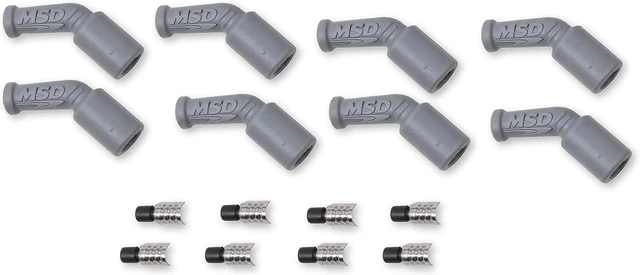 Main image of MSD 33048 LS1, 45 Degree Boots & Terminals, 8-Pack