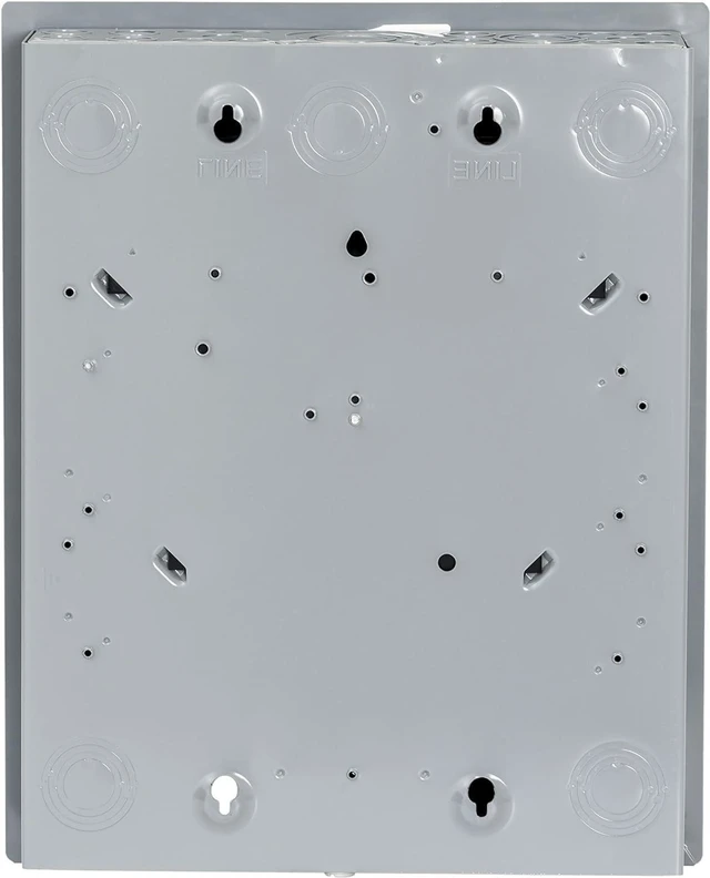 Alt view image 4 of 7 - Square D - HOM1224M100PC 100 Amp 12-Space 24-Circuit Indoor Main Breaker Load Center