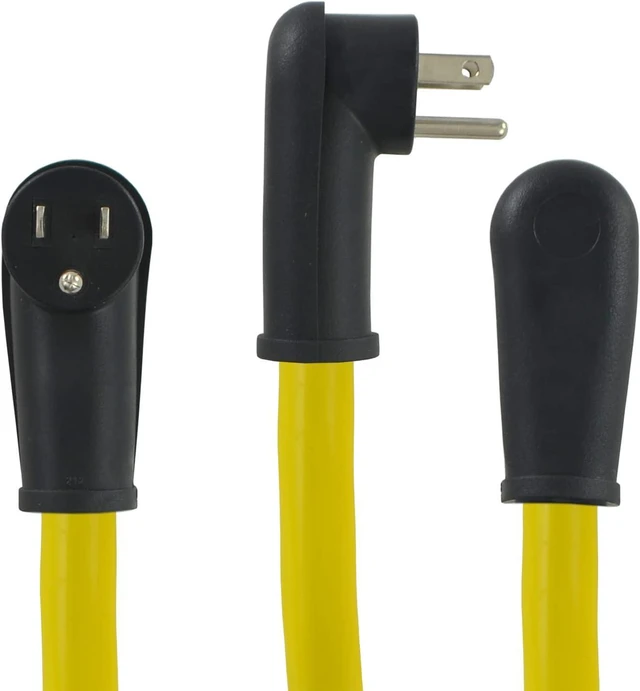 Alt view image 2 of 5 - Conntek 15200 U.S 3-Prong 15-Amp Plug for 30-Amp RV with Ergo Grip Female Connector Light End Adapter
