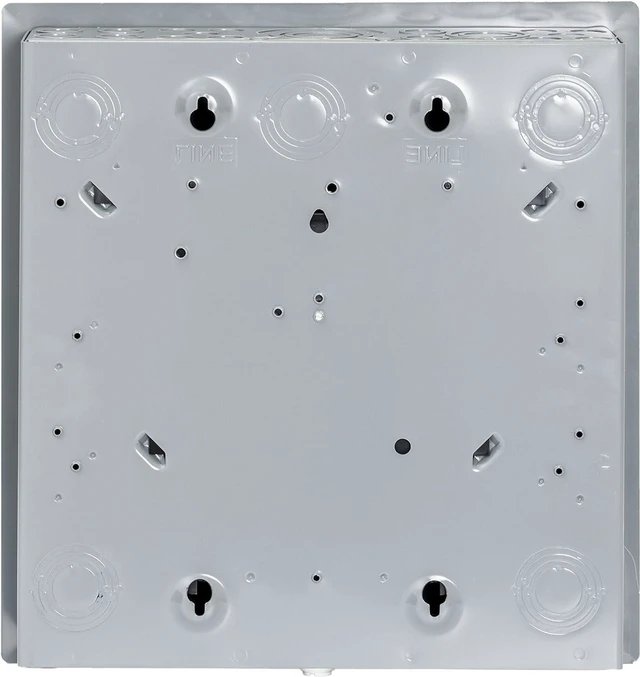Alt view image 3 of 6 - Square D - HOM816M100PC Homeline 100 Amp 8-Space 16-Circuit Indoor Main Breaker Load Center with Cover (Plug-on Neutral Ready),