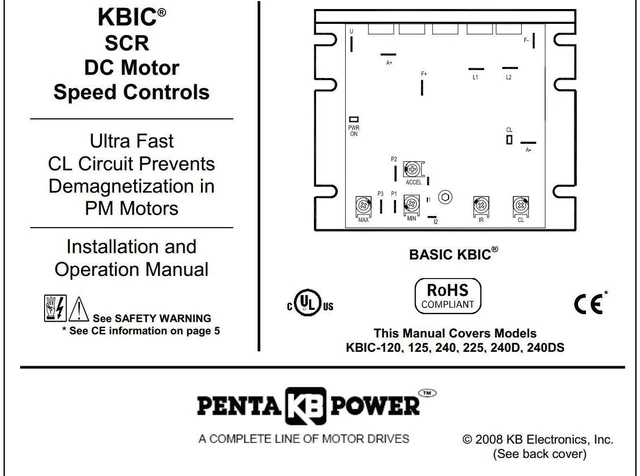 Alt view image 3 of 6 - KB Electronics KBIC-225 DC motor control 9432