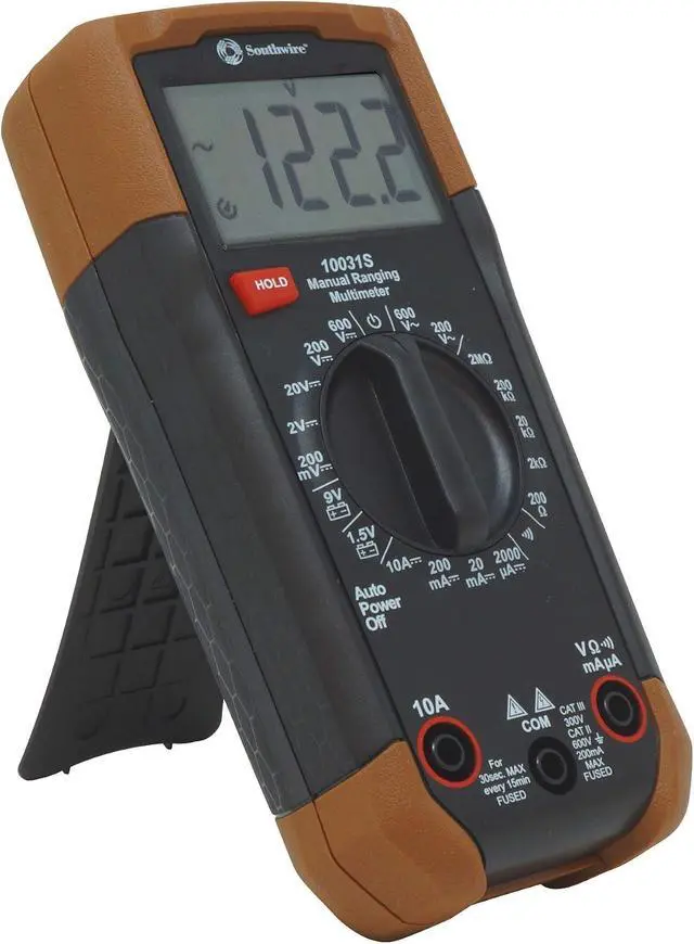 Main image of MULTIMETER, DMM Manual NCV 10031S