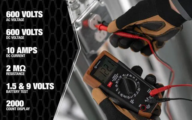 Alt view image 4 of 5 - MULTIMETER, DMM Manual NCV 10031S
