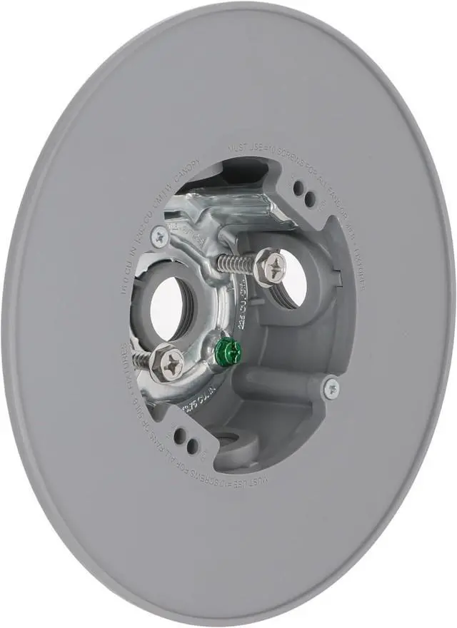 Main image of Hubbell-Bell PRCF57550GY Ceiling Fan Electrical Box, Gray, 4 in.
