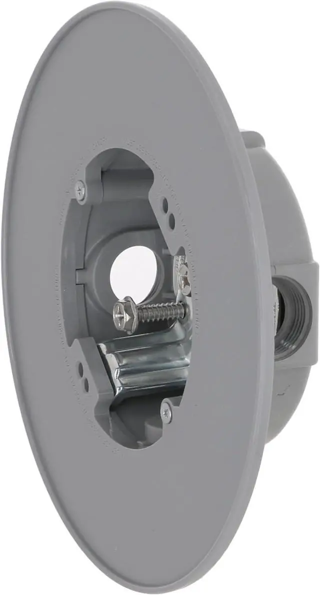 Alt view image 3 of 7 - Hubbell-Bell PRCF57550GY Ceiling Fan Electrical Box, Gray, 4 in.