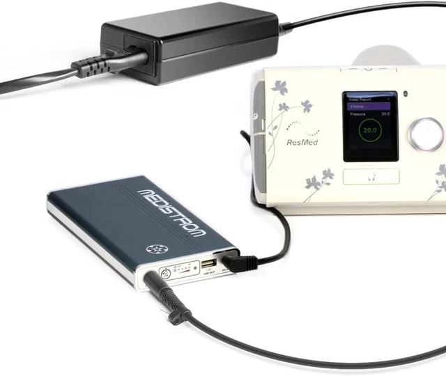 Alt view image 2 of 7 - 24V 2.7A AC/DC Adapter Charger Compatible with Medistrom Pilot-24 Lite 645759689818 P24MPLBP1 PowerLite 24 PowerBank Pilot-24Lite CPAP Battery Backup Adaptor Power Supply Cord
