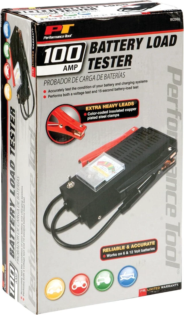 Alt view image 6 of 6 - Performance Tool W2988 100 Amp Battery Load Tester
