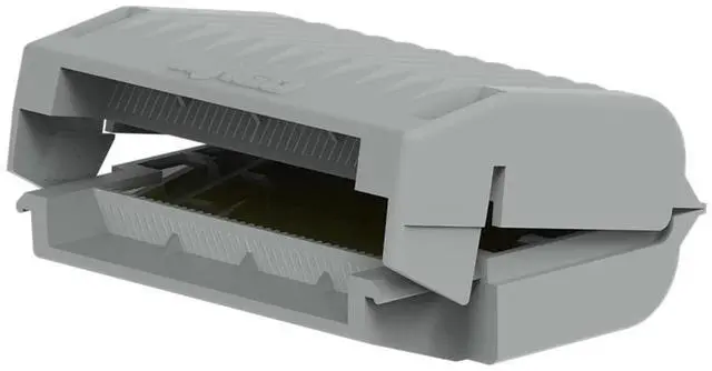 Alt view image 2 of 3 - WAGO Gelbox, Gel Enclosure, for Splicing Cables, with Gel, 221, 2x73 Series, max. 4 mm² connectors, Without Splicing connectors, Size 2, Gray, 207-1332 (4 pcs)