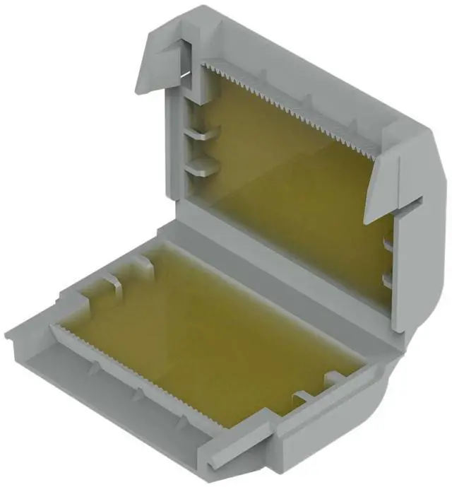 Alt view image 3 of 3 - WAGO Gelbox, Gel Enclosure, for Splicing Cables, with Gel, 221, 2x73 Series, max. 4 mm² connectors, Without Splicing connectors, Size 2, Gray, 207-1332 (4 pcs)