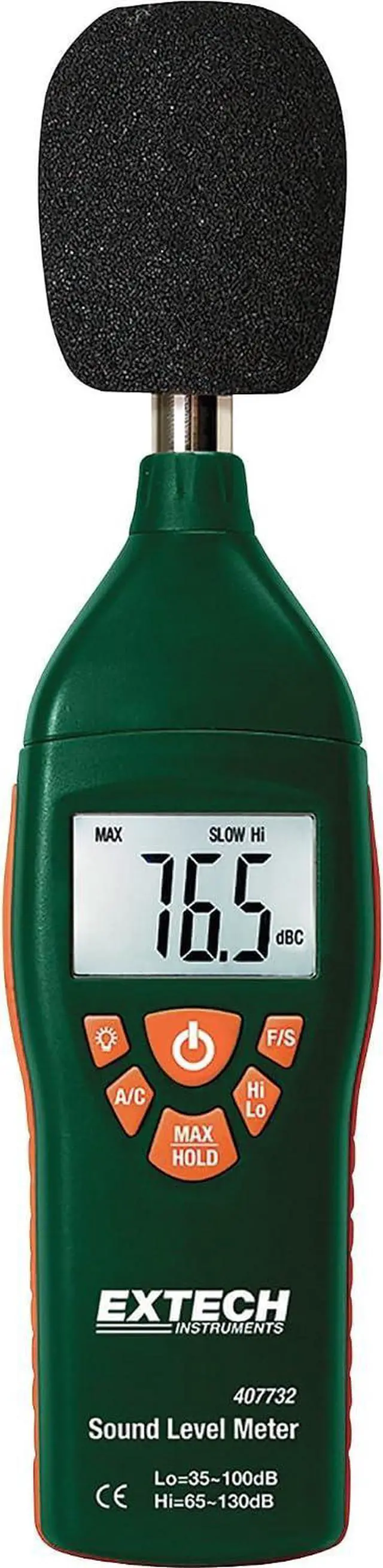Main image of Extech 407732 Type 2 Digital Sound Level Meter 35 to 130 dB