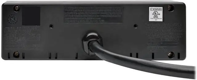 Alt view image 7 of 7 - Tripp Lite TLP310USBS Computer Surge Protector, Black