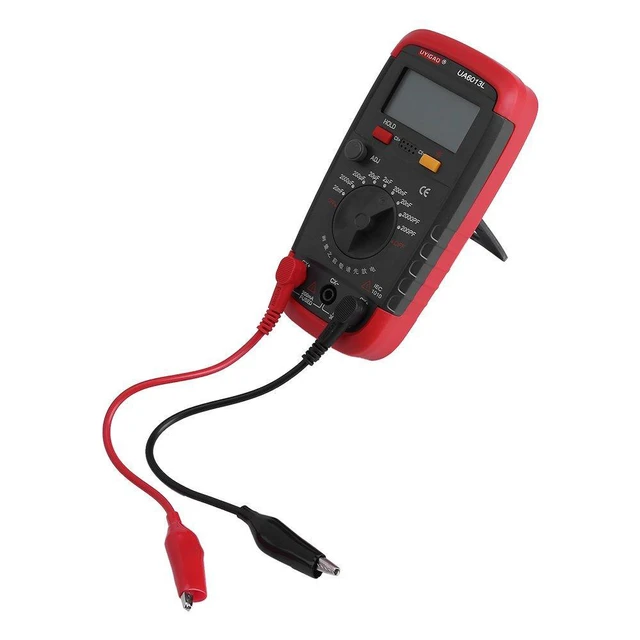 Alt view image 3 of 7 - Digital Battery Powered Capacitan Capacitor Meter Tester 6013L Backlight LCD Display (Red)