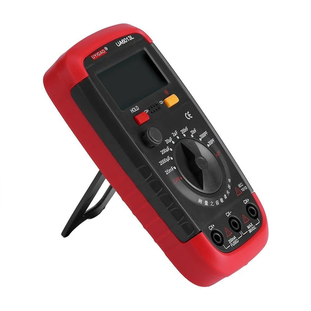 Alt view image 4 of 7 - Digital Battery Powered Capacitan Capacitor Meter Tester 6013L Backlight LCD Display (Red)
