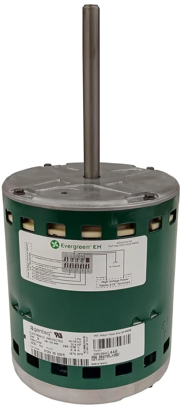 Main image of Electric Motor, ECM, Open Air-Over, 3/4 HP