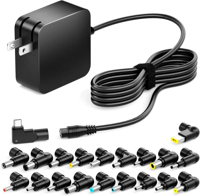 Main image of Belker 90w Universal Laptop Charger Replacement for Hp Dell Asus Lenovo Acer Asus Toshiba IBM Samsung Sony AC Power Adapter Cord Supply with 20 Interchangeable Tips (Including USB C)