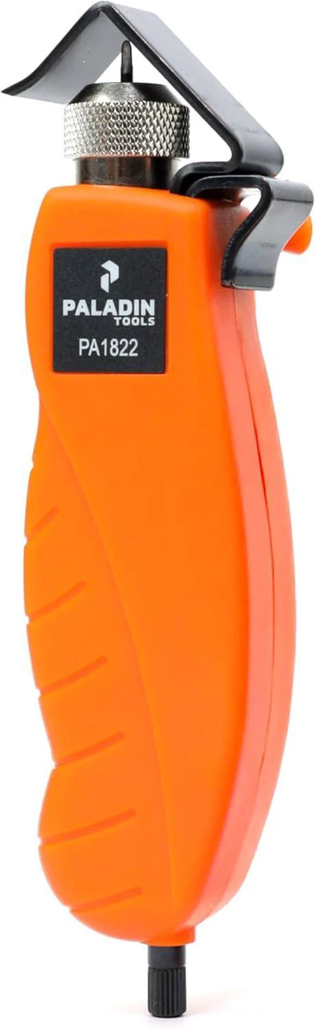 Main image of Paladin Tools PA1822 Round Cable Stripper Tool for Precise Cable Jacket Removal - Adjustable Cable Slitter 3/16" to 1" (4.5-25 mm)