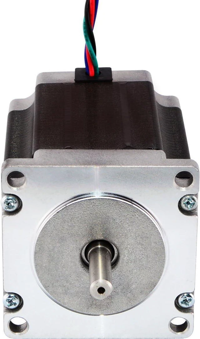 Alt view image 3 of 6 - STEPPERONLINE Nema 23 Stepper Motor 3.0A 269oz.in/1.9Nm 76mm Length Step motor for CNC Mill Lathe Router