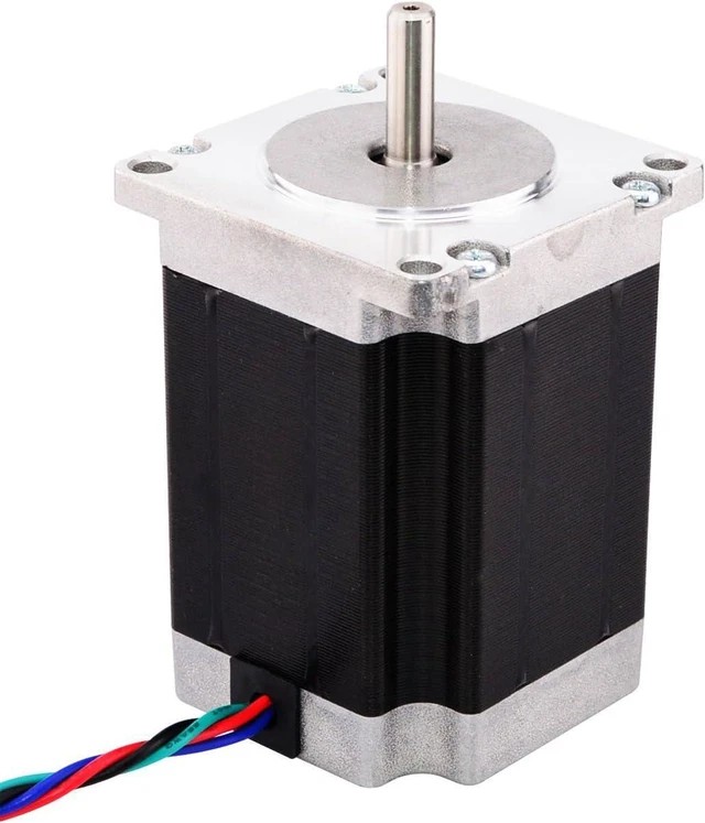 Alt view image 2 of 6 - STEPPERONLINE Nema 23 Stepper Motor 3.0A 269oz.in/1.9Nm 76mm Length Step motor for CNC Mill Lathe Router