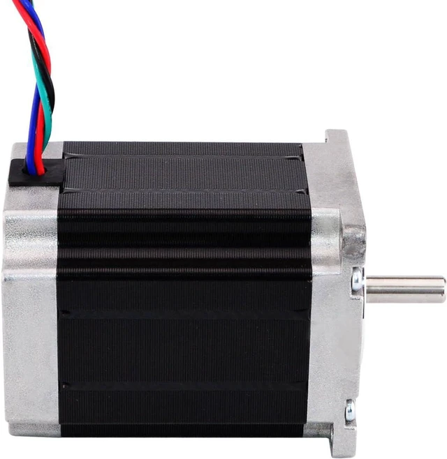 Alt view image 5 of 6 - STEPPERONLINE Nema 23 Stepper Motor 3.0A 269oz.in/1.9Nm 76mm Length Step motor for CNC Mill Lathe Router