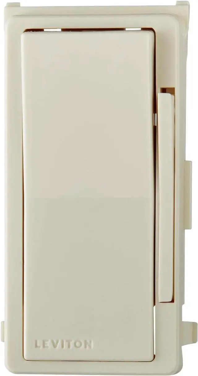 Main image of Leviton Color Change Faceplate for the D36HD Decora Smart Dimmer Switch, D3KIT-T, Light Almond