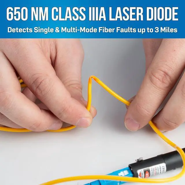 Alt view image 3 of 7 - Jonard Tools VFL-150 Visual Fault Locator with Included FC to LC Adapter