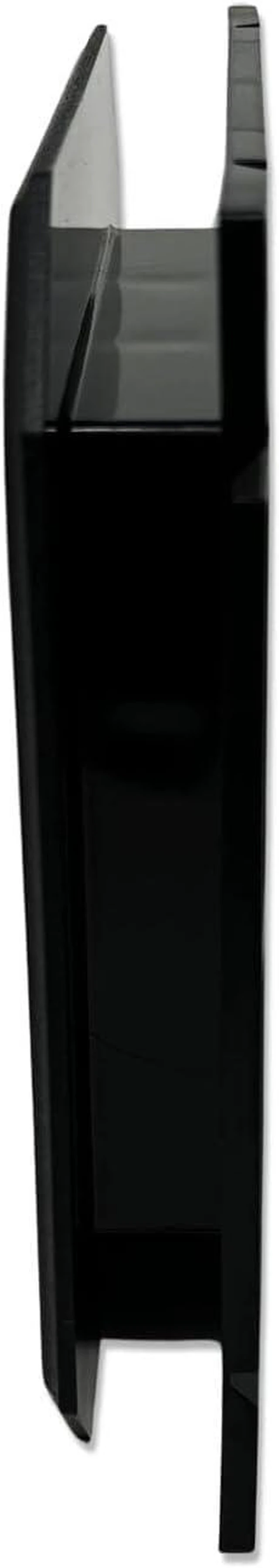 Alt view image 4 of 7 - iMBAPrice IMBA-8141F-BK5 Black Non- Metallic Siding Mounting Block with Built-in Electrical Box for All Siding Types, 5-Pack